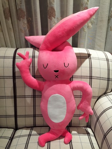 设计师原创威廉兔绒毛玩具